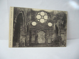 Delcampe - ABBAYE DES VAUX DE CERNAY 78 YVELINES LA ROSACE CPA 1911 - Vaux De Cernay