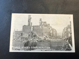 (Trois Rivieres) THREE RIVERS Conflagration - 1908 - Trois-Rivières