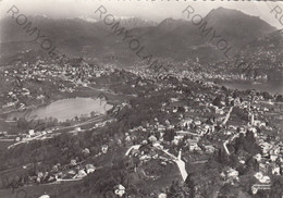 CARTOLINA  MONTAGNOLA,COLLINA D"ORO,LUGANO,TESSIN,SVIZZERA,IN AEROPLANO SOPRA....MONTAGNOLA,VIAGGIATA 1966 - Montagnola