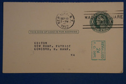 AA11 ETATS UNIS  BELLE CARTE  1953  LOS ANGELES  + REVALUED 2 $ + AFFRANCH. INTERESSANT - Covers & Documents