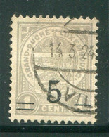 LUXEMBOURG- Y&T N°111A- Oblitéré - 1907-24 Scudetto