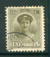 LUXEMBOURG- Y&T N°124- Oblitéré - 1921-27 Charlotte De Face