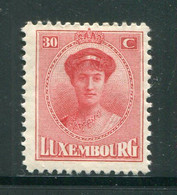 LUXEMBOURG- Y&T N°127- Neuf Avec Charnière * - 1921-27 Charlotte Front Side