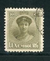 LUXEMBOURG- Y&T N°151- Oblitéré - 1921-27 Charlotte Frontansicht