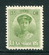 LUXEMBOURG- Y&T N°152- Neuf Avec Charnière * - 1921-27 Charlotte Frontansicht