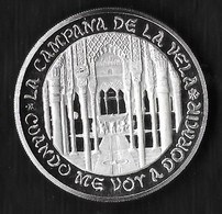 MEDALLA DE PLATA. ACUÑACIONES IBERICAS SERIE PROVINCIAS ANDALUZAS. GRANADA -  Monedas De Necesidad