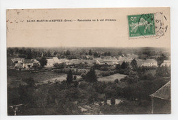 - CPA SAINT-MARTIN-D'ASPRES (61) - Panorama Vu à Vol D'oiseau 1914 - - Altri & Non Classificati