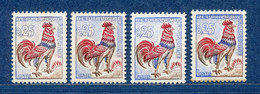 ⭐ France - Variété - YT N° 1331 A - Couleurs - Pétouilles - Neuf Sans Charnière - 1962 ⭐ - Nuovi