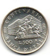 1993 - Italia 500 Lire Banca D'Italia - Senza Confezione     ----- - Herdenking