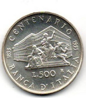 1993 - Italia 500 Lire Banca D'Italia - Senza Confezione     ----- - Gedenkmünzen