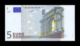 Francia France Error 5 Euros 2002 Pick 1u SC UNC - Fouten