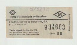 F.C. Metropolità De Barcelona España (E) - Europa