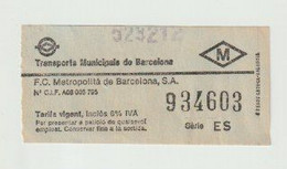 F.C. Metropolità De Barcelona España (E) - Europe