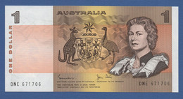 AUSTRALIA - Elizabeth II - P.42d – 1 DOLLAR (1974-1983) UNC Serie DNE 671706 - 1974-94 Australia Reserve Bank