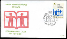 België - FDC -1618 Internationaal Jaar Van Het Boek  --  Stempel : Antwerpen - 1971-80