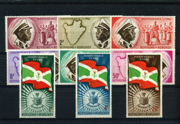 Burundi - 26/34  - MNH - 1962-69: Mint/hinged