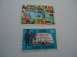 KENYA  UGANDA TANGANYIKA  USED FLAGS - Kenya (1963-...)
