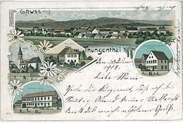 27975 - Ansichtskarten POSTCARD - Germany Deutschland - GRUSS AUS Thüngenthal 1904 - Other & Unclassified