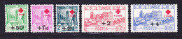 TUNISIE N°  305 à 309 ** MNH Neufs Sans Charnière, Croix Rouge, TB - Nuovi