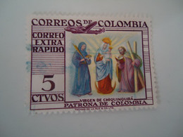 COLOMBIA     USED   STAMPS AIR CHRISTMAS - Katanga