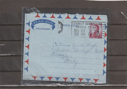 Hong Kong AEROGRAMME TO Italy - Lettres & Documents