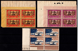 WALLIS Et FUTUNA - N° 125/130** - BLOCS De 4 EN COINS DE FEUILLE. - Imperforates, Proofs & Errors