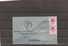 Hong Kong AIRMAIL COVER TO Switzerland 1952 - Storia Postale