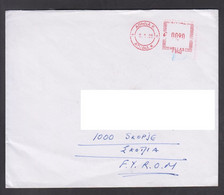 GREECE, COVER, REPUBLIC OF MACEDONIA, Mashine Cancel  (006) - Briefe U. Dokumente