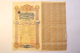 1 X Obligation De 500F - Emprunt Industriel Du Gouvernement De La République Chinoise - Paris, 1914 - Sonstige & Ohne Zuordnung