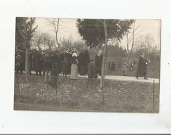 NUBECOURT (MEUSE) CARTE PHOTO DE L'ENTERREMENT DE LA MERE DU PRESIDENT POINCARE EN 1913 - Andere Gemeenten