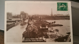 532 Paris - Inondation 1910 - Rue Lecourbe - Jardin Maraicher (plan Rare) / Marque Rose - Alluvioni Del 1910