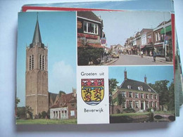 Nederland Holland Pays Bas Beverwijk Met Kerk En Winkelstraat - Beverwijk