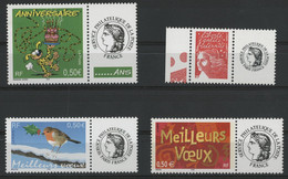 N° 3569A + 3587A + 3621A + 3623A Série De 4 Valeurs De L'année 2003 Neufs ** (MNH) COTE 21 €. TB - Nuovi