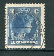 LUXEMBOURG- Y&T N°340- Oblitéré - 1944 Charlotte De Perfíl Derecho