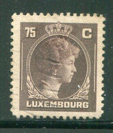 LUXEMBOURG- Y&T N°344- Oblitéré - 1944 Charlotte Right-hand Side