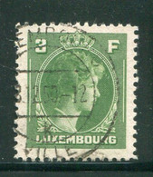 LUXEMBOURG- Y&T N°351- Oblitéré - 1944 Charlotte Right-hand Side