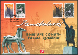 Carte-souvenir - émission Commune Avec La Roumanie COB N°3308HK - Erinnerungskarten – Gemeinschaftsausgaben [HK]