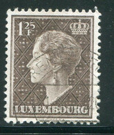 LUXEMBOURG- Y&T N°418B- Oblitéré - 1948-58 Charlotte De Perfíl Izquierdo