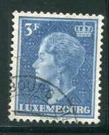 LUXEMBOURG- Y&T N°421B- Oblitéré - 1948-58 Charlotte Left-hand Side