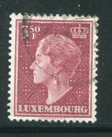 LUXEMBOURG- Y&T N°421C- Oblitéré - 1948-58 Charlotte Di Profilo Sinistro