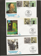 ALLEMAGNE - 19 E CONGRES DE L'UPU N° 1050 A 1052 SUR 3 LETTRES DIFFERENTES - CAD BONN 19-6-1984 - Autres & Non Classés