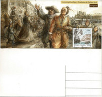 FRANCE-CANADA.Samuel De Champlain,explorateur Du Fleuve St Laurent Et L'Acadie (Canada) , Carte-maximum - Tarjetas – Máxima