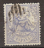 España U 0145 (o) Justicia. 1874 - Used Stamps