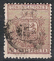 España U 0153 (o) Escudo. 1874 - Usados