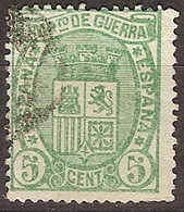 España U 0154 (o) Escudo. 1875 - Usados