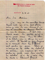 VP18.210 - MILITARIA - MARSEILLE 1948 - Lettre Du Soldat Stéphane Aux Troupes Coloniales - Documents