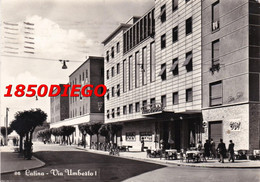 LATINA - VIA UMBERTO I F/GRANDE VIAGGIATA 1957 ANIMAZIONE - Latina