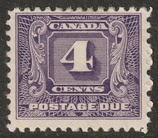 Canada 1930 Sc J8 Mi P8 Yt T8 Postage Due MH* Some Disturbed Gum - Portomarken