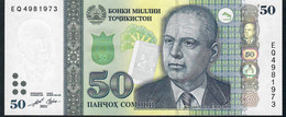 TAJIKISTAN NLP 50 SOMONI 2021 #EQ UNC. - Tadschikistan