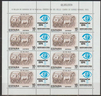 Spanien 1983 MiNr.2604 Kleinbogen ** Postfrisch Intern. Briefmarkenausstellung ESPANA 84( Dg71 )günstige Versandkosten - Blocchi & Foglietti